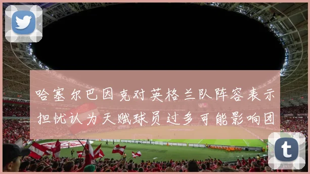 哈塞尔巴因克对英格兰队阵容表示担忧认为天赋球员过多可能影响团队合作